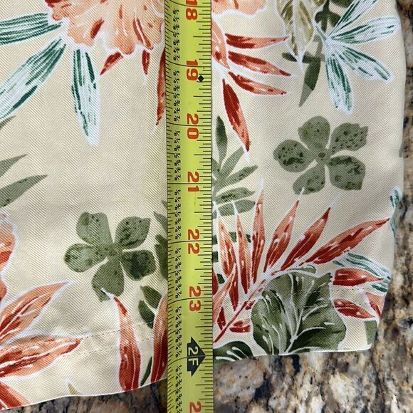 Kriss Kross Silk Tropical Hawaiian Short Sleeve Button Down Shirt Size 10 - Picture 9 of 9